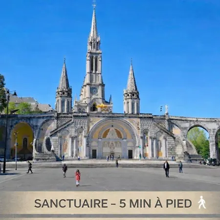 Le Charme Du Sanctuaire 8 Couchages 400m De La Grotte * Lurdy